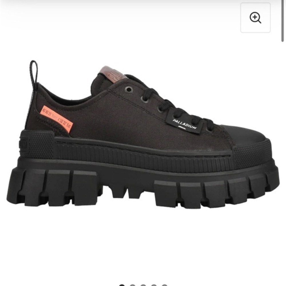 New in Box - Palladium Women's Black Platform Sneakers